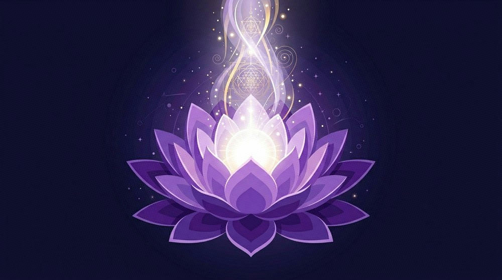 頂輪 Sahasrara 紫蓮|宇宙貝拉
