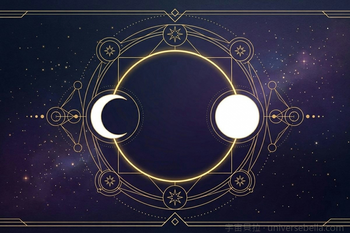 新月與滿月軌道｜宇宙貝拉